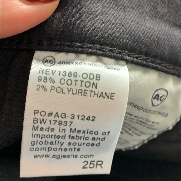 AG The Legging Super Skinny Ankle Black Jeans - Picture 11 of 15